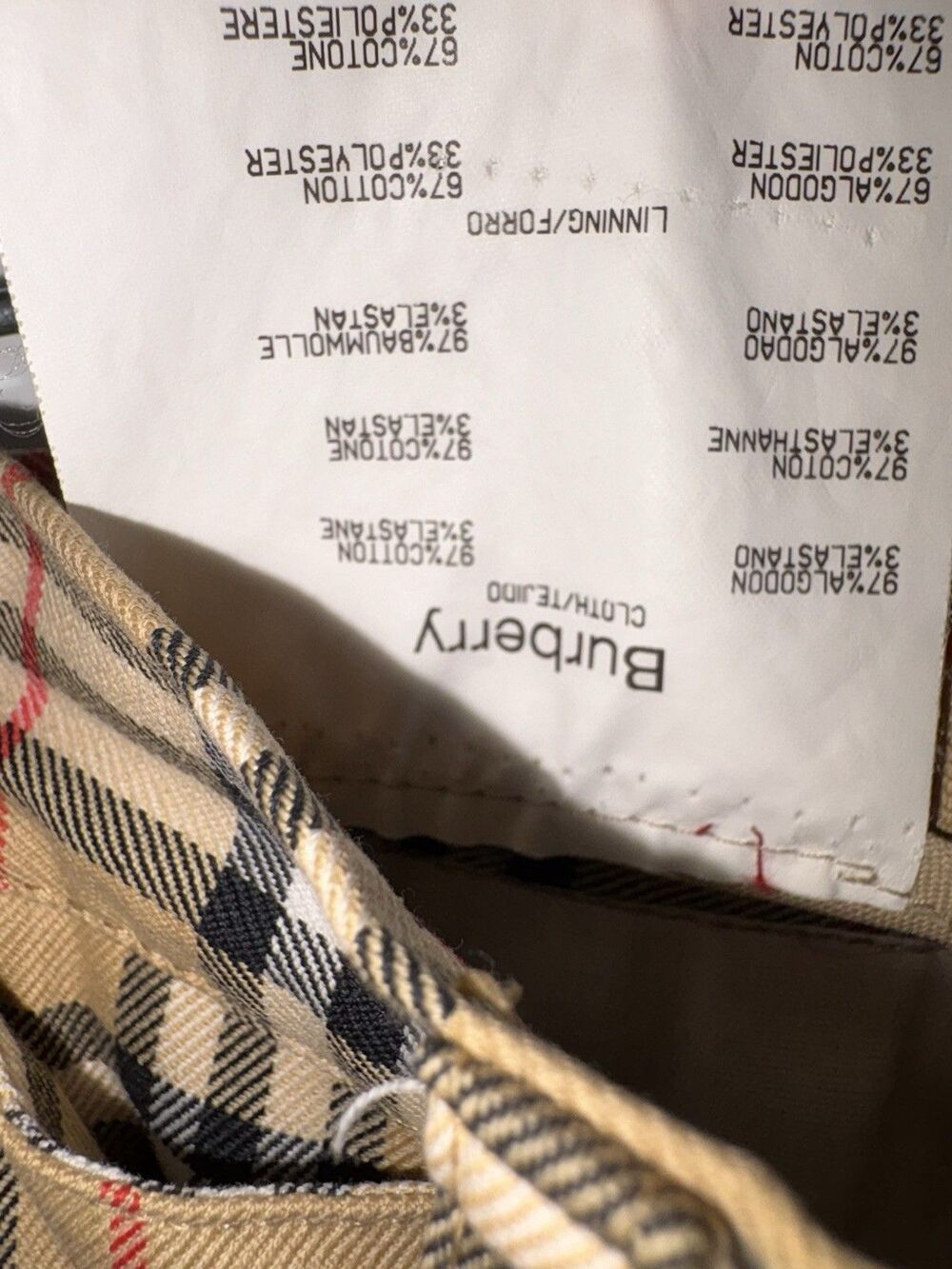 Burberry Women's Plaid Check Golf Pants - Size 4 - Picture 7 of 7
